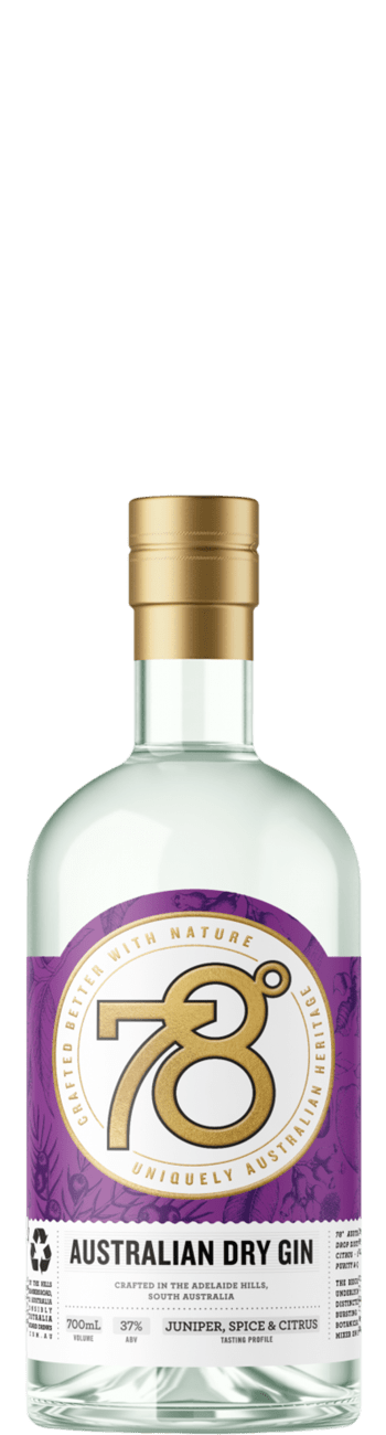 78 Degrees Australian Dry Gin 700mL