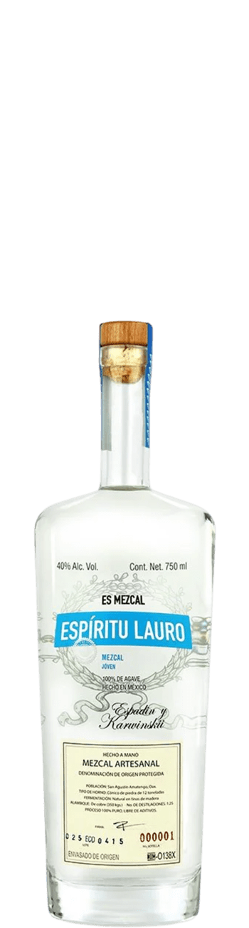 Espíritu Lauro Mezcal Joven 700mL