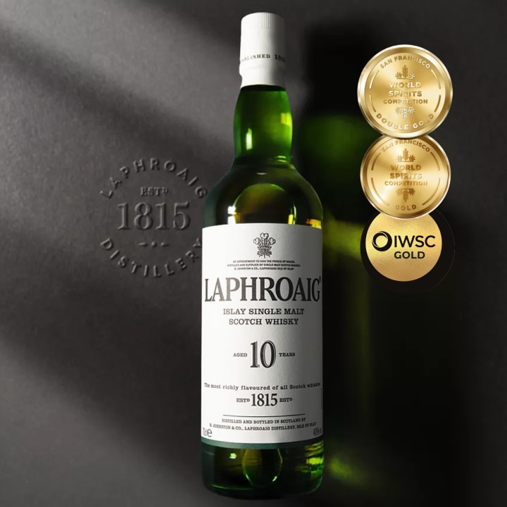 Laphroaig 10 Year Old Single Malt 700mL