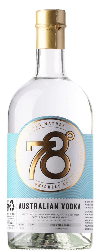78 Degrees Australian Vodka 700mL