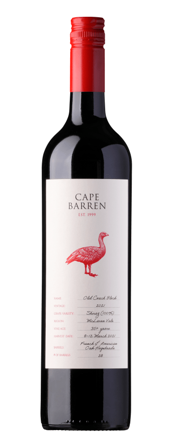 Cape Barren 'Coach Block' Shiraz 2021