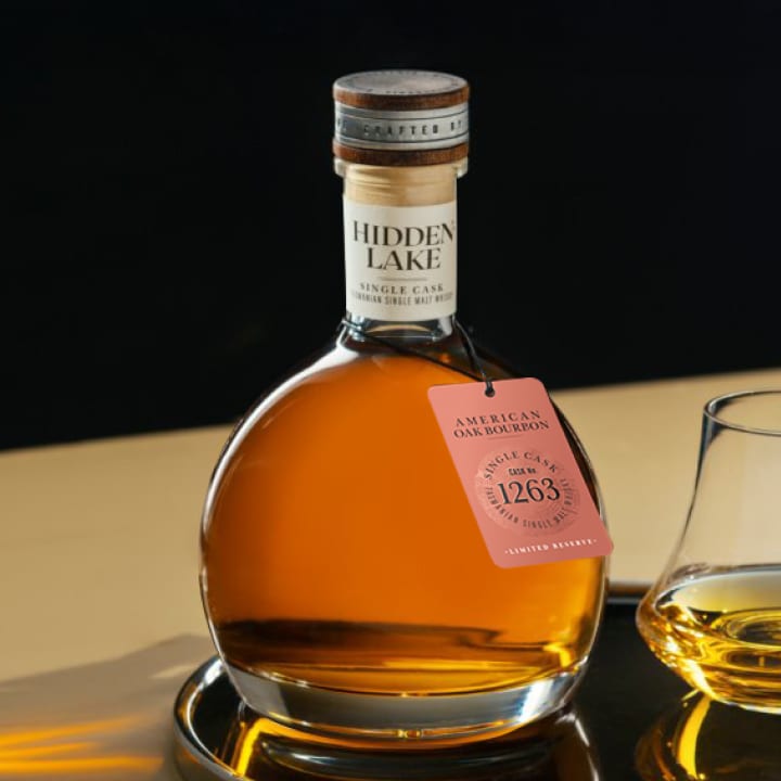 Hidden Lake Barrel No. 1263 American Oak Bourbon Cask Single Malt