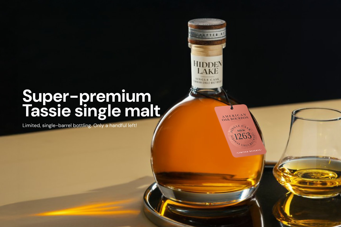 Hidden Lake Barrel No. 1263 American Oak Bourbon Cask Single Malt