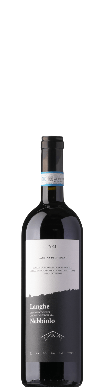 Cantina dei 5 Sogni Langhe Nebbiolo 2021