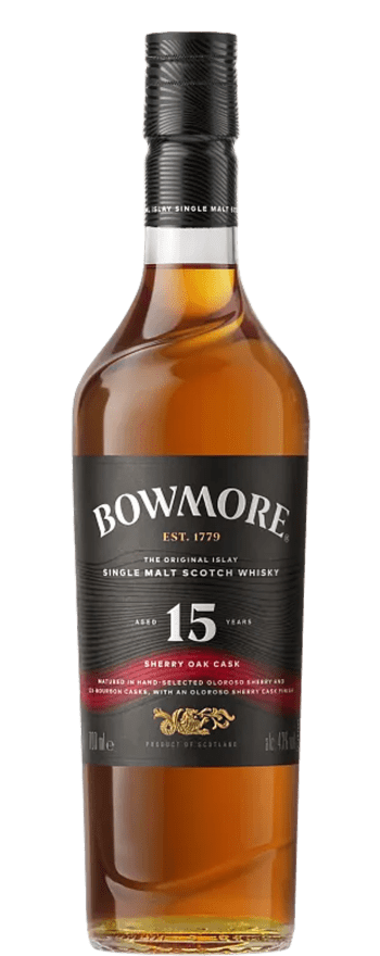 Bowmore 15 Year Old Sherry Oak Single Malt Whisky 700mL