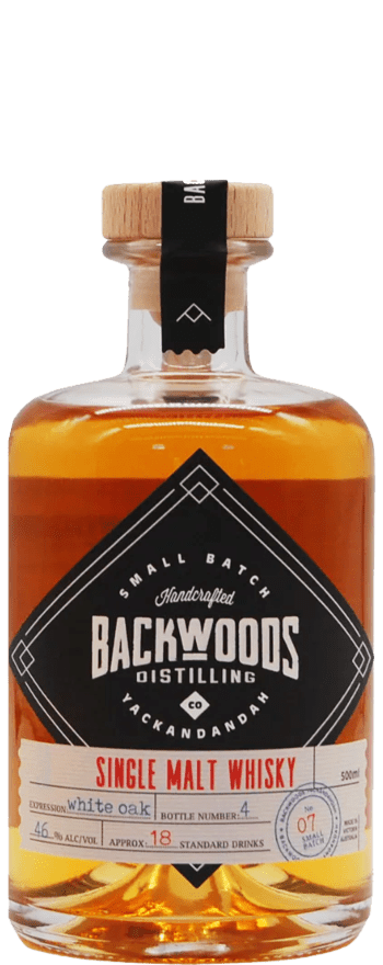 Backwoods White Oak Barrels Single Malt Whisky 700mL