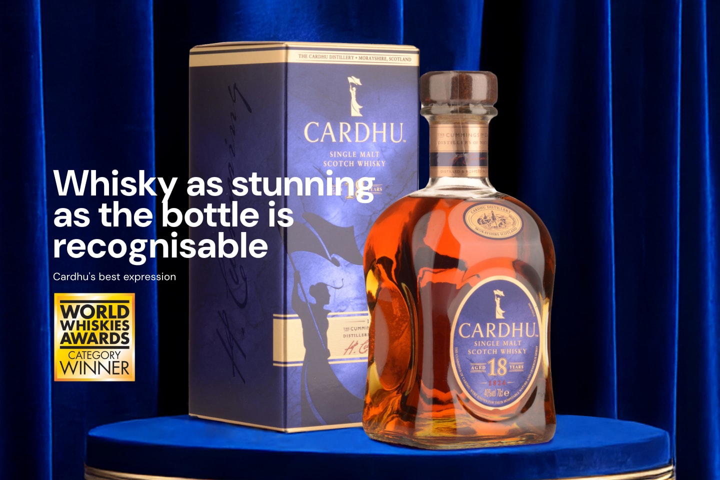 Cardhu 18 Year Old Single Malt Whisky 700mL