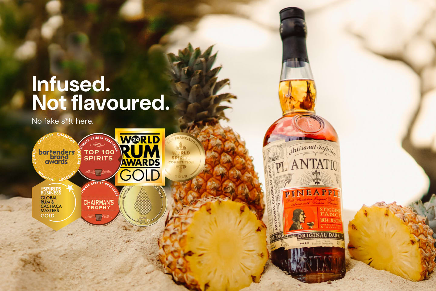 Plantation Stiggins Fancy Pineapple Rum 1000mL