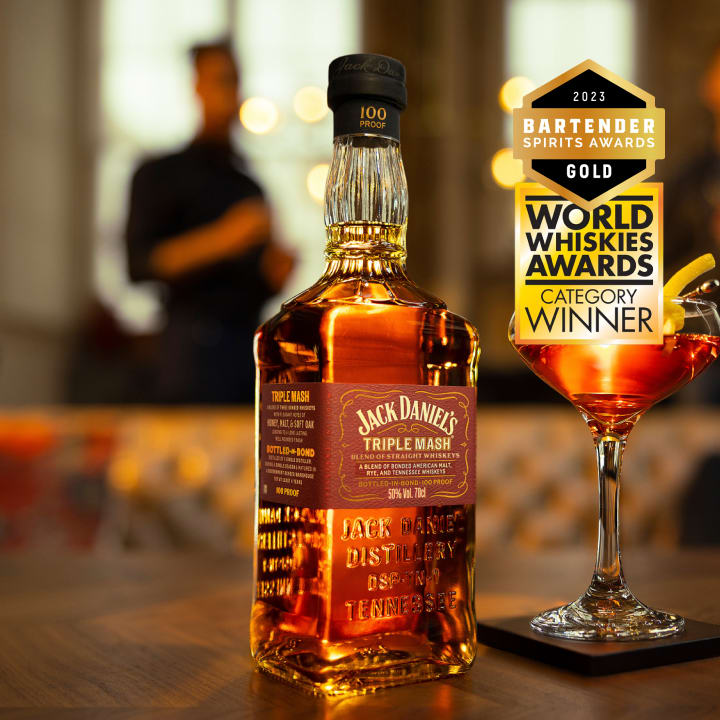 Jack Daniel's Triple Mash Blended Straight Whiskey 700mL