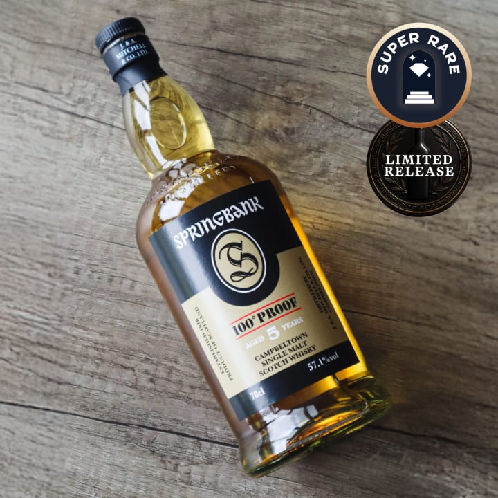 Springbank 100 Proof 5 Year Old Single Malt Whisky 700mL
