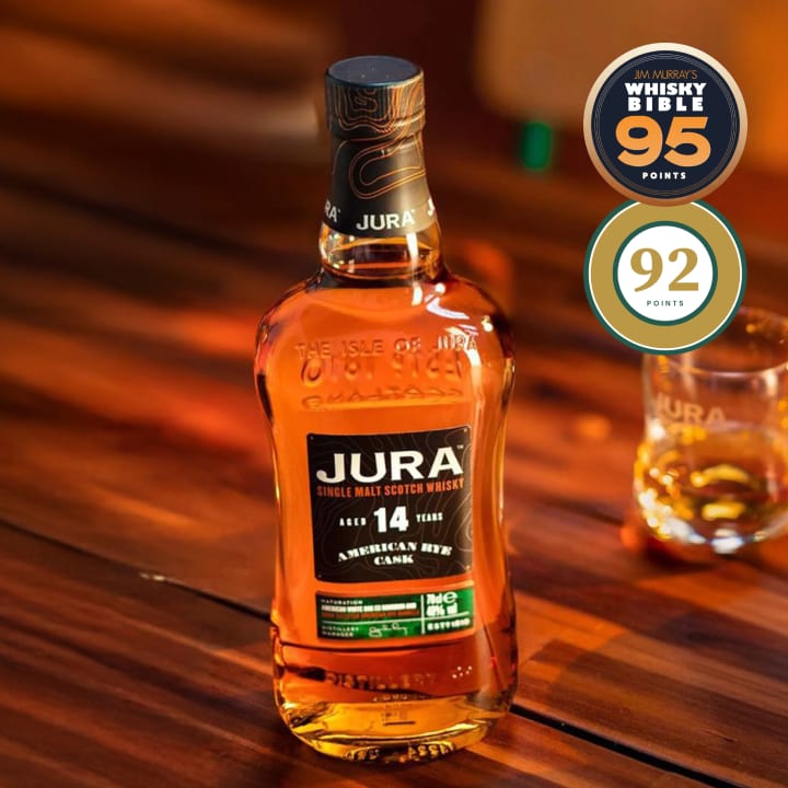 Jura 14 Year Old Single Malt Scotch Whisky 700mL