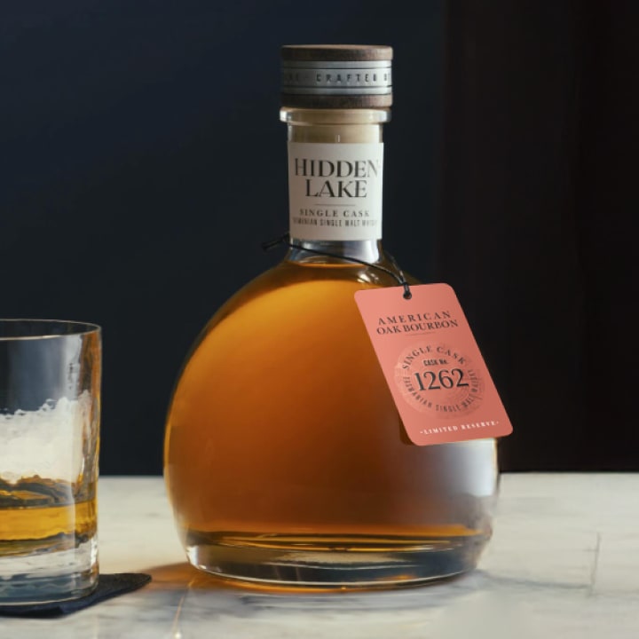 Hidden Lake Barrel No. 1262 American Oak Bourbon Cask Single Malt 700mL