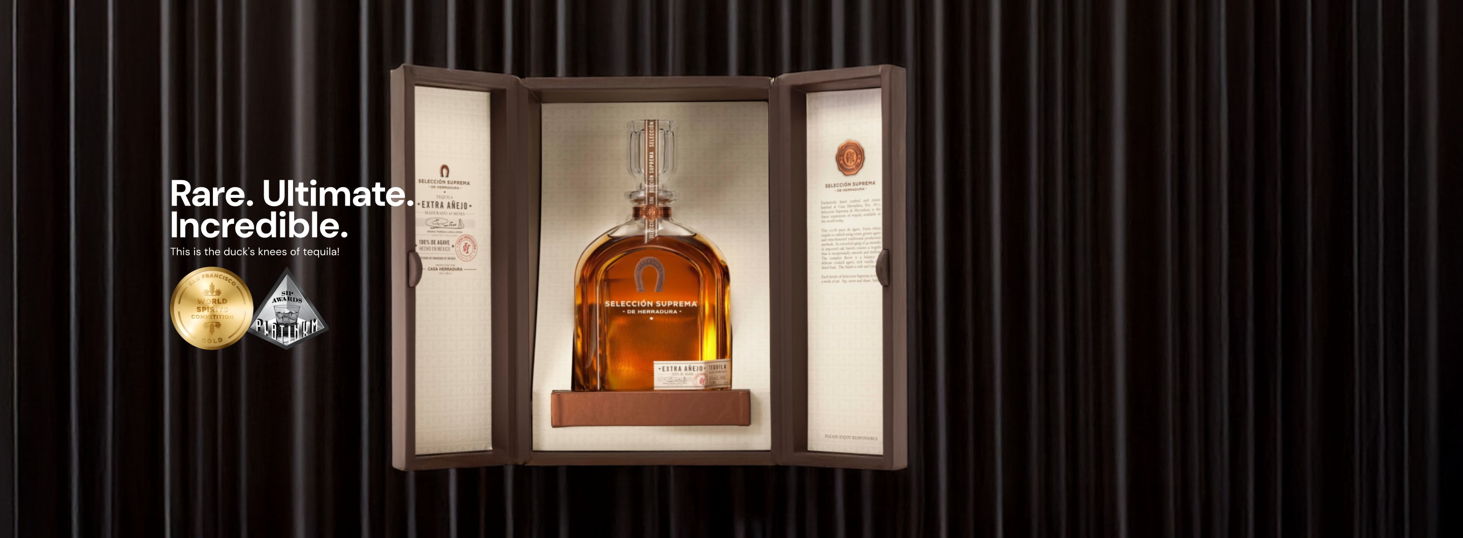 Herradura Seleccion Suprema Extra Añejo Tequila 750mL - Tequila