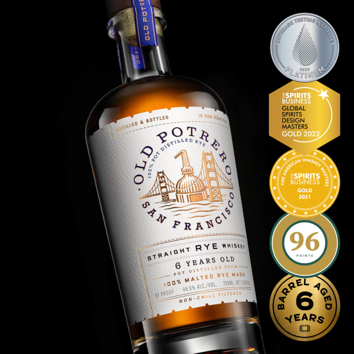 Old Potrero 6 Year-old Straight Rye Whiskey 700mL