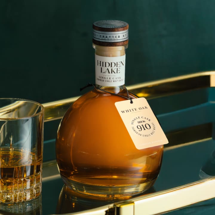 Hidden Lake Barrel No. 910 White Oak Cask Single Malt 700mL