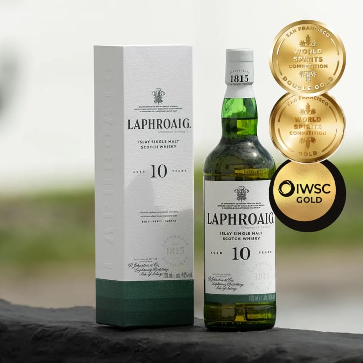 Laphroaig 10 Year Old Single Malt 700mL