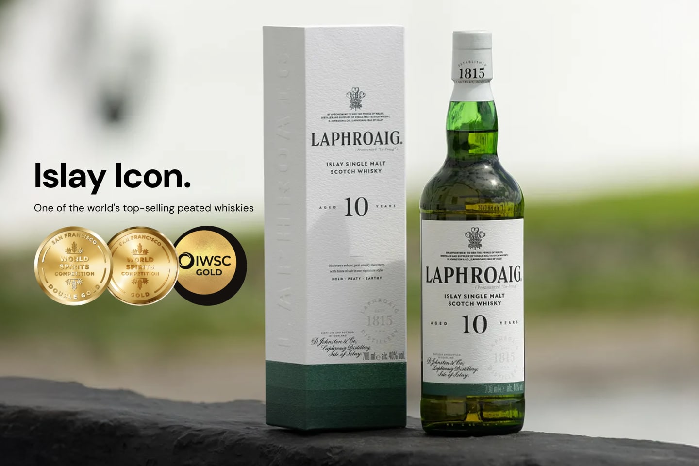 Laphroaig 10 Year Old Single Malt 700mL