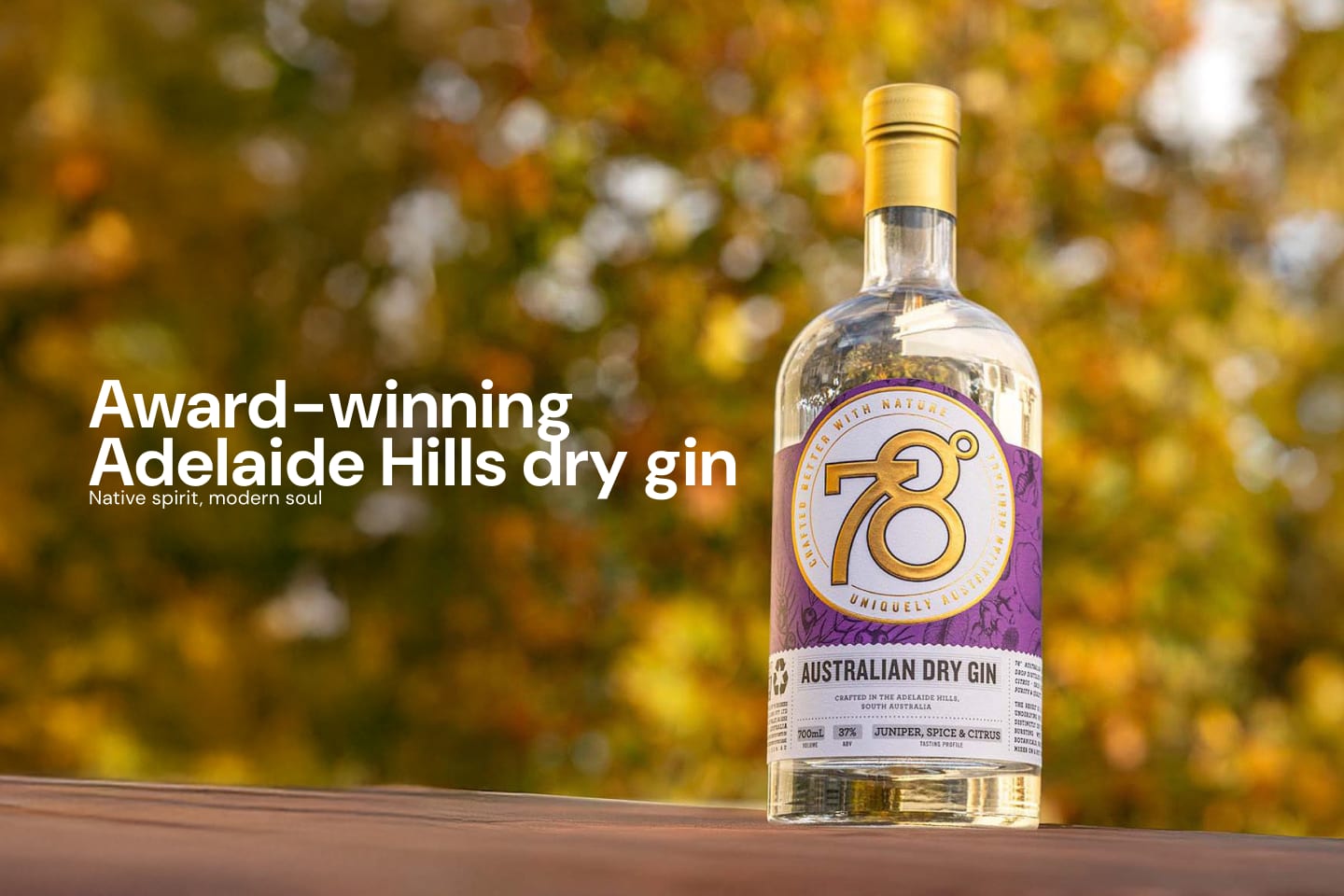 78 Degrees Australian Dry Gin 700mL