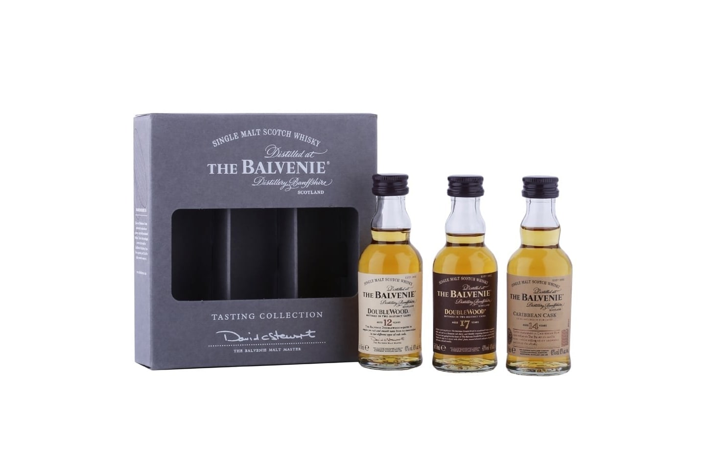 The Balvenie 12/14/17 Year Old Single Malt Scotch Whisky Gift Pack 3 x 50mL
