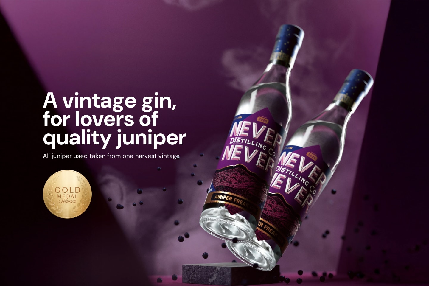 Never Never Juniper Freak Gin 2 x 500mL