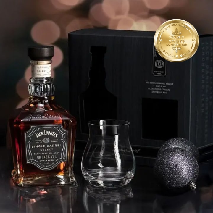 Jack Daniel's Single Barrel 700mL Gift Pack with Glencairn Glass
