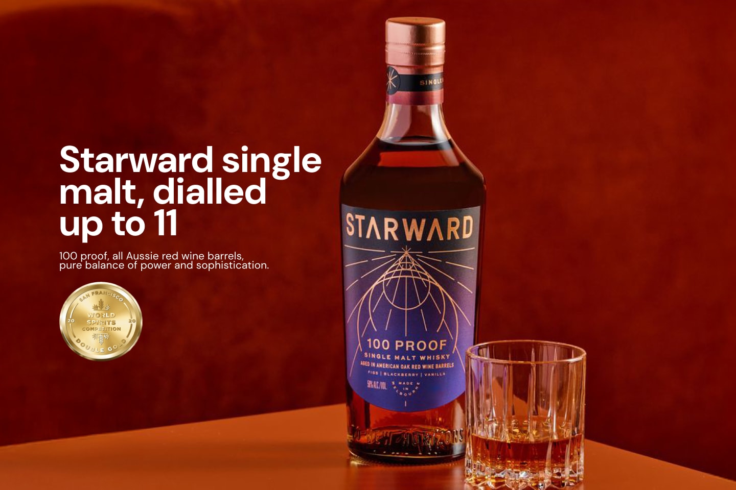 Starward 100 Proof Single Malt Whisky 1000mL