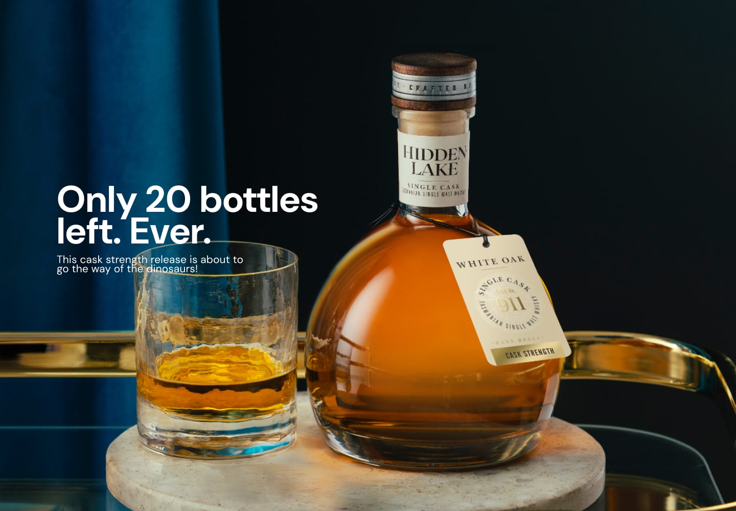 Hidden Lake No. 911 White Oak Cask Strength Single Malt 700mL