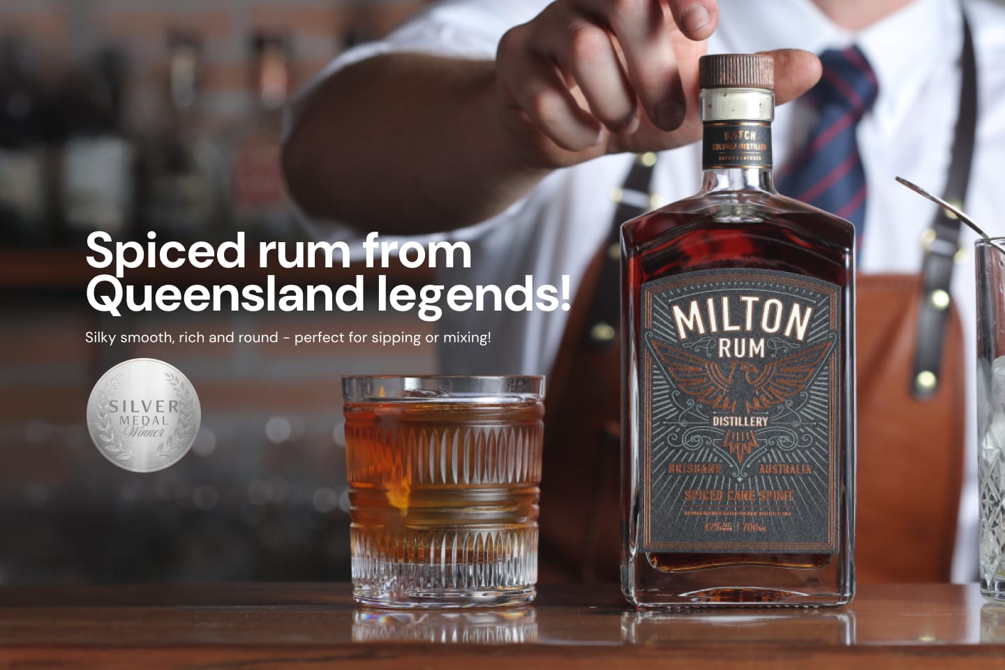 Milton Rum Distillery Spiced Rum 700mL