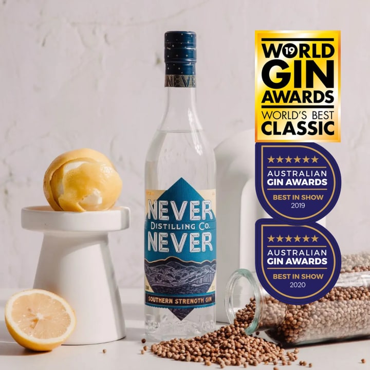 Never Never Southern Strength Gin 2 x 500mL