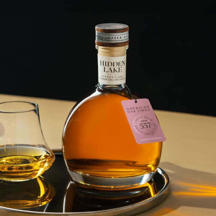 Hidden Lake No. 557 American Oak Tawny Cask Single Malt 700mL