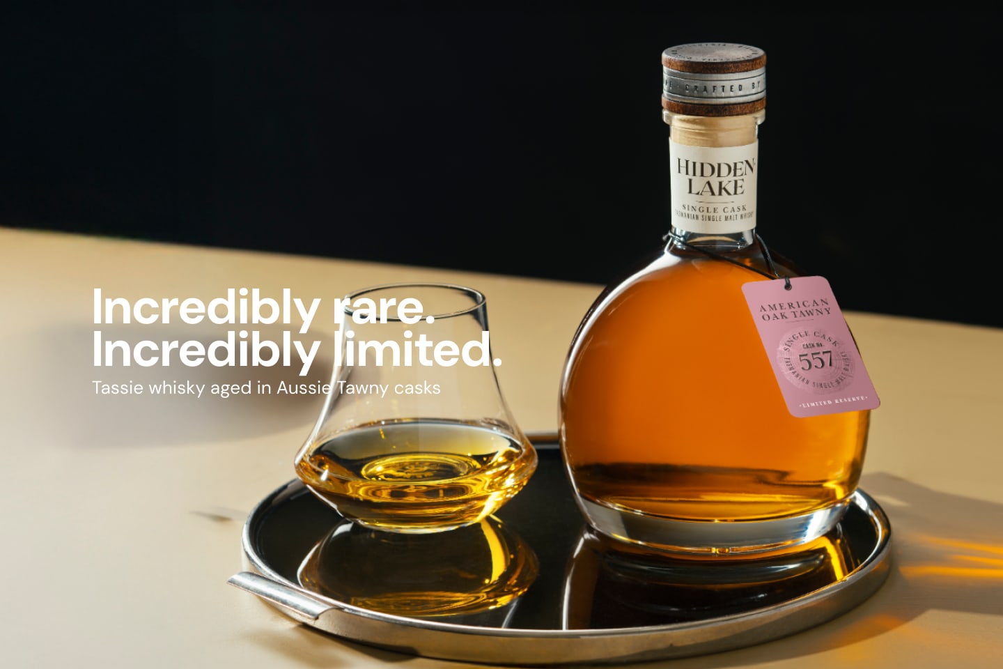 Hidden Lake No. 557 American Oak Tawny Cask Single Malt 700mL
