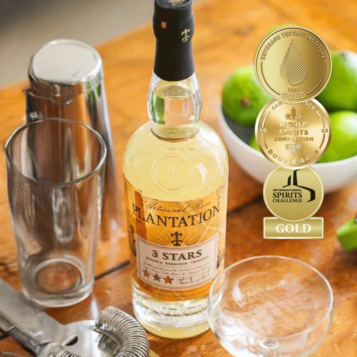 Plantation 3 Star White Rum 700mL