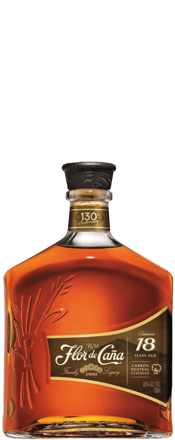 Flor de Caña 18 Year Old Rum 700mL