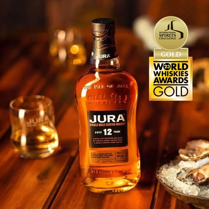 Jura 12 Year Old Single Malt Scotch Whisky 700mL