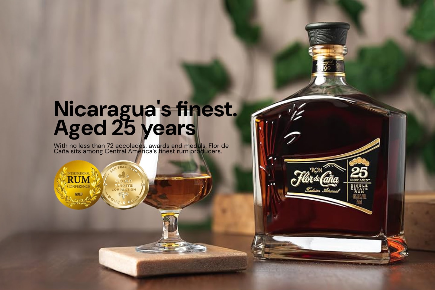 Flor de Caña 25 Year Old Rum 700mL