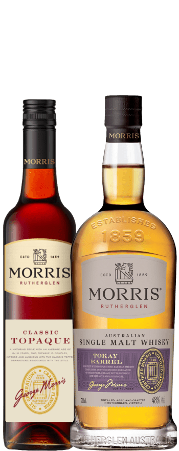 Morris Whisky Tokay Barrel & Topaque Fortified Bundle