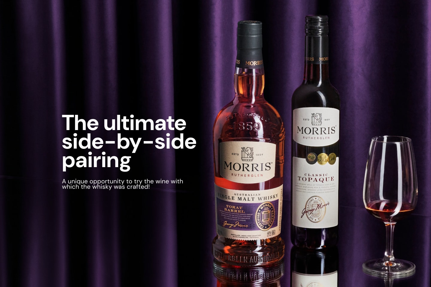 Morris Whisky Tokay Barrel & Topaque Fortified Bundle