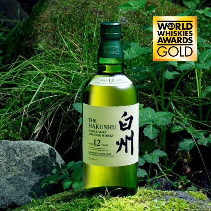 Hakushu 12 Year Old Japanese Single Malt 700mL