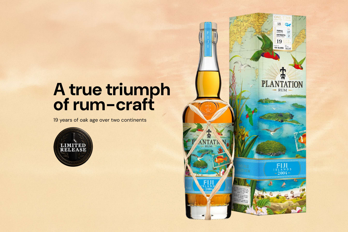Plantation Fiji Islands 2004 Vintage Limited Edition Rum 700mL