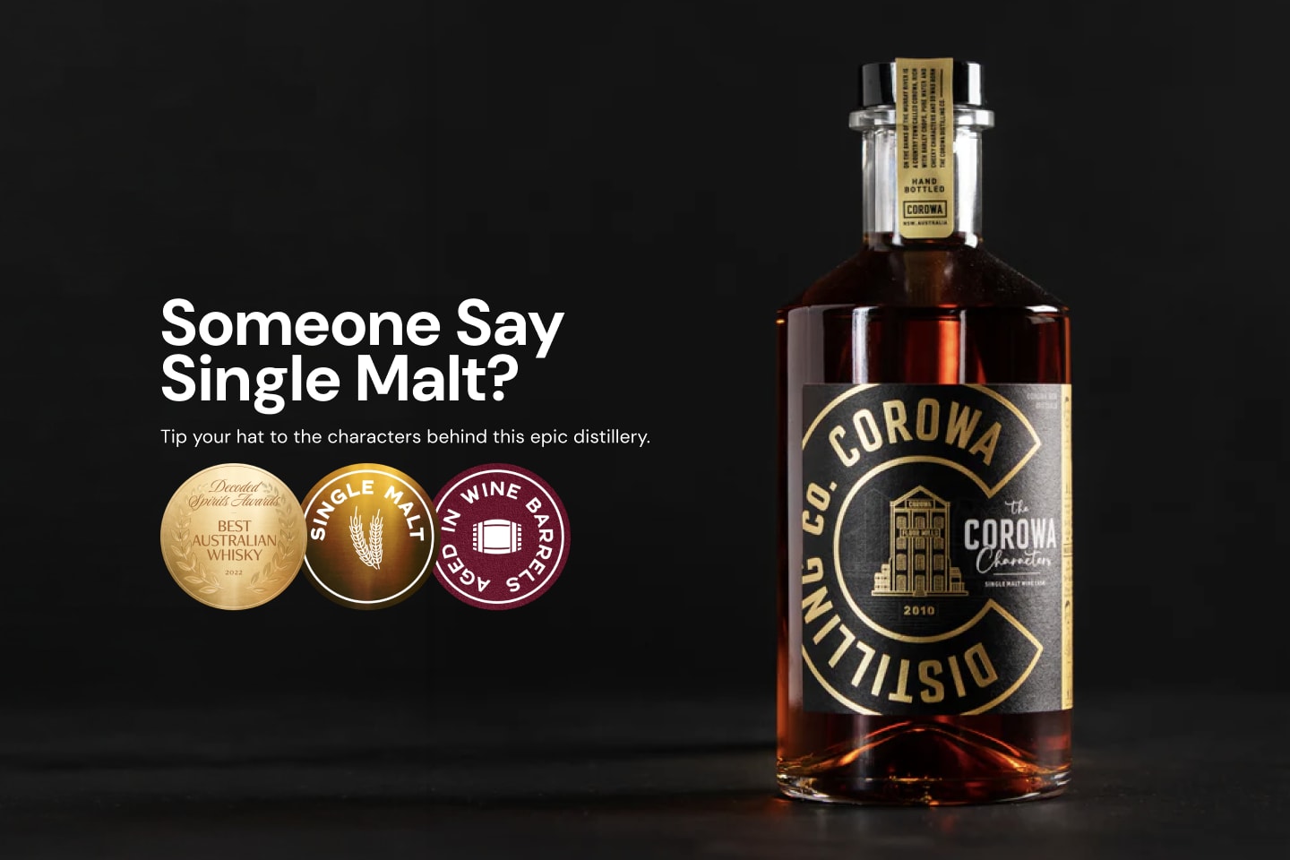 Corowa Distilling 'The Corowa Characters' Single Malt 700mL