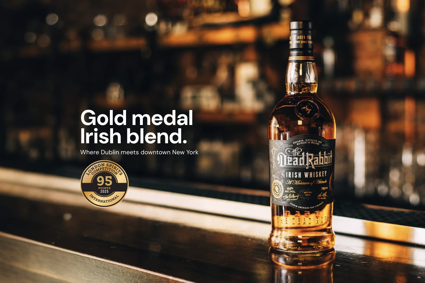 Liberties Distillery The Dead Rabbit Irish Whiskey 700mL