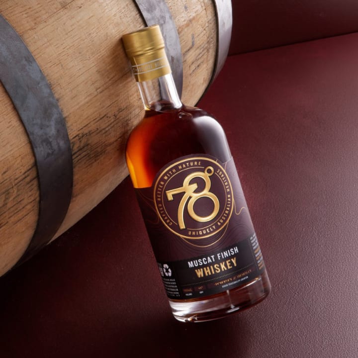 MAYHEM PRICE DROP: 78 Degrees Muscat Finish Whiskey 700mL
