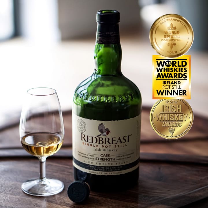 Redbreast 12 Year Old Cask Strength Pot Still Irish 700mL