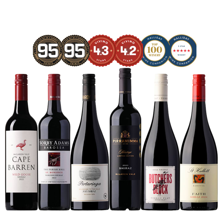 Six Shiraz, $99