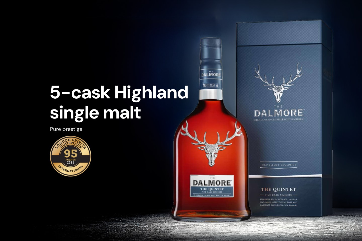 Dalmore Quintet Single Malt Scotch Whisky 700mL