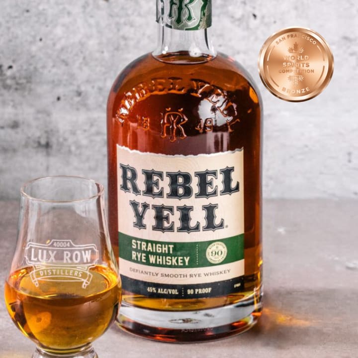 Rebel Yell Straight Rye Whiskey 700mL