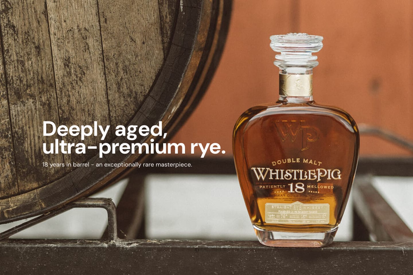 Whistlepig 18 Year Old Double Malt 4th Edition Rye 750mL