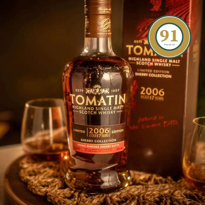 Tomatin 17 Year Old 2006 Sherry Collection - Pedro Ximénez Edition Single Malt Scotch 700mL