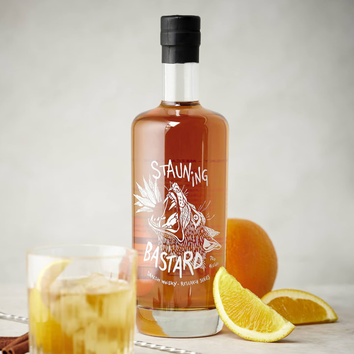 Stauning Bastard Mezcal Finish Single Grain Danish Whisky 700mL