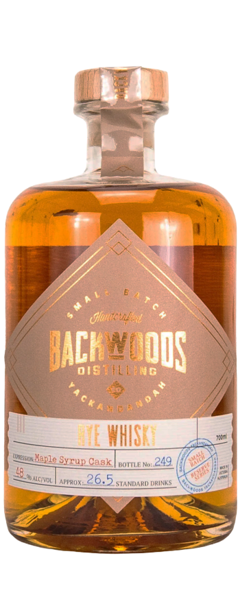 LIMITED ALLOCATION: Backwoods Maple Syrup Cask Special Reserve Rye 700mL